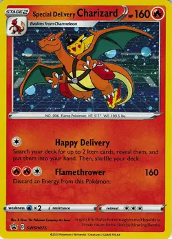 Special Delivery Charizard Promo SWSH: Sword & Shield Promo Cards SWSH075 NM - Image 1