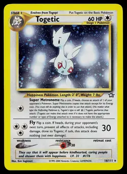 Pokemon Card - Togetic Neo Genesis 16/111 Holo Rare - Image 1