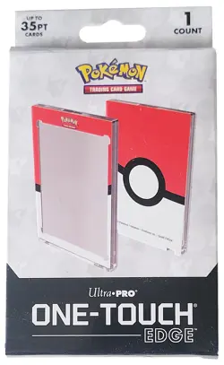 Ultra PRO One Touch Edge Pokemon Poke Ball Card Holder Magnetic Storage Case - Image 1
