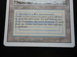 Tundra Revised Dual Land LP Lightly Played MTG Magic the Gathering - Image 4