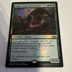 Wizards of the Coast MTG Impervious Greatwurm Buy-A-Box Mythic Foil - Image 2