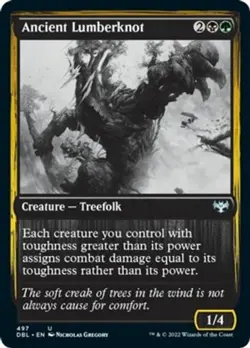 1 x Ancient Lumberknot - Innistrad: Double Feature - Moderate Play - MTG - Image 1