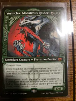 MTG Vorinclex, Monstrous Raider Showcase Kaldheim Regular Mythic Rare NM - Image 1