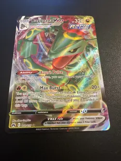 Pokemon TCG Rayquaza VMAX Holo Ultra Rare Card Crown Zenith 102/159 - Image 2