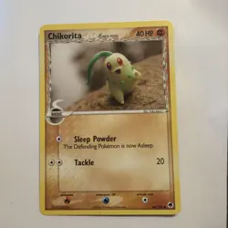 Pokemon Chikorita (Delta Species) 44/101 Dragon Frontiers Common - Image 1