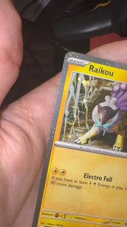 Raikou (Cosmos Holo) 048/132 Promo Mega Evolution Pokemon NM Swirl - Image 1