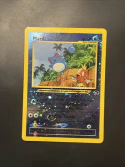 💦 SWIRL MARILL Southern Islands (SI) 11/18 Reverse Holo Rare Pokemon Vintage NM - Image 1