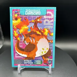 Gigamax Charizard HOLO FOIL Pokemon Peru Pokedex - Image 2