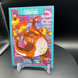 Gigamax Charizard HOLO FOIL Pokemon Peru Pokedex - Image 3
