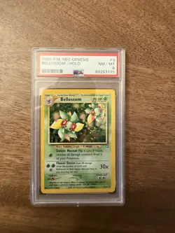 Bellossom 3/111 Neo Genesis Holo PSA 8 Pokemon TCG WOTC 2000 - Image 1