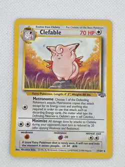 Clefable (17) - #17/64 Jungle Unlimited HP - Pokemon TCG - Image 1
