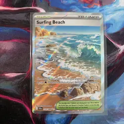 Pokemon TCG Surfing Beach Illustration Rare 114/086 Chaos Rising NM/M - Image 1