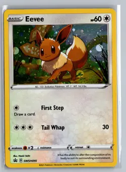 Eevee SWSH095 Holo Promo Sword & Shield Promo Pokemon Near Mint - Image 1