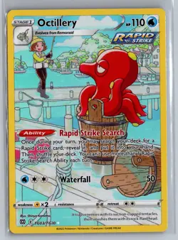 Octillery TG03/TG30 Holo Brilliant Stars Trainer Gallery Pokemon NM - Image 1