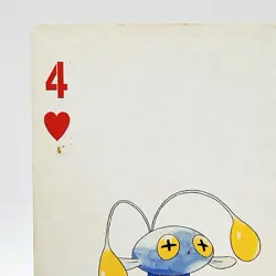 Chincho Pokemon #170 Playing Card Gold Poker Pichu Nintendo Japanese Vintage - Image 2