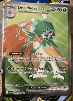 Pokemon TCG Perfect Order: Decidueye EX 100/088 NM/M - Image 1