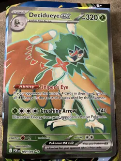 Pokemon TCG Perfect Order: Decidueye EX 100/088 NM/M - Image 2