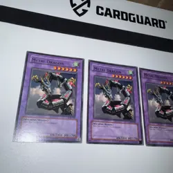 Yu-Gi-Oh! TCG Metal Dragon Legend of Blue Eyes White Dragon LOB-102 Unlimited3X - Image 2