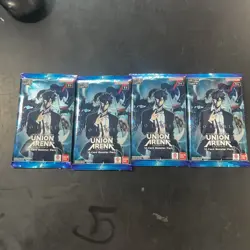 Union Arena Solo Leveling Sleeved Booster Pack English Lot X4 - Image 1