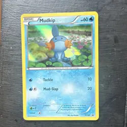 Mudkip XY38 XY Holo Promo Basic Pokemon TCG Card English 2014 Rare Fish - Image 1