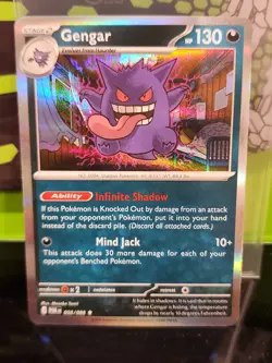 Pokemon Gengar POR Holo Stage 2 130HP 050/088 English TCG Card🔥💥 - Image 1