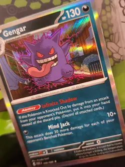 Pokemon Gengar POR Holo Stage 2 130HP 050/088 English TCG Card🔥💥 - Image 2