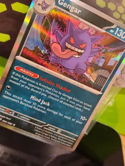 Pokemon Gengar POR Holo Stage 2 130HP 050/088 English TCG Card🔥💥 - Image 3