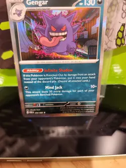 Pokemon Gengar POR Holo Stage 2 130HP 050/088 English TCG Card🔥💥 - Image 5