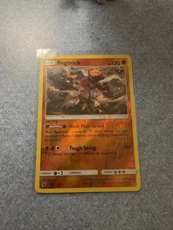Pokemon TCG Regirock Crimson Invasion Reverse Holo Card 53/111 - Image 1