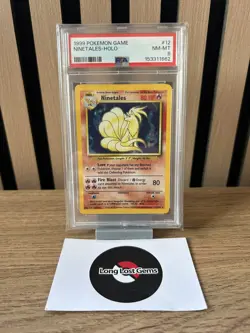 PSA 8 Ninetales 12/102 Base Set Pokemon Card MINT - Image 1