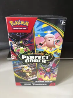 🧩 PERFECT ORDER Booster Bundle Box New Factory Sealed Pokemon Cards TCG 6 Packs - Image 1
