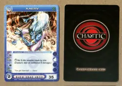 CHAOTIC 2007 XAERV, Creature OverWorld Elementalist 1st. Edition CARD # 26-232 - Image 1