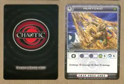 CHAOTIC 2007 Rustoxic, ATTACK. 1st. Edition GAME CARD # 117 / 232 - Image 1