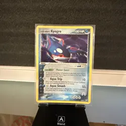 Pokemon TCG Kyogre Holo Card EX Team Magma vs Team Aqua 3/95 - Image 1