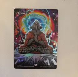 MTG Teenage Mutant Ninja Turtles Brainstorm PZA M 0004 Foil Mint - Image 1