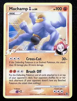 Machamp GL Pokemon Rising Rivals Fighting Basic Uncommon - Image 1