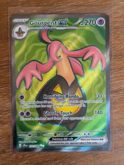 Gourgeist ex 102/086 Ultra Rare Full Art Chaos Rising English Pokemon TCG NM - Image 1
