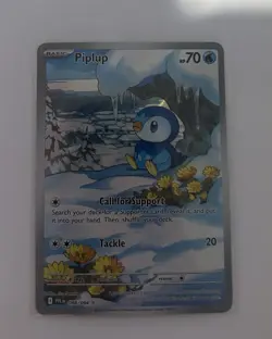 Piplup 098/094 IR Illustration Rare NM Pokemon TCG Phantasmal Flames English - Image 1