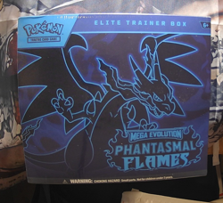 (Slight Tear) Pokemon TCG - Mega Evolution Phantasmal Flames ETB- New - Image 1