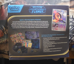 (Slight Tear) Pokemon TCG - Mega Evolution Phantasmal Flames ETB- New - Image 3