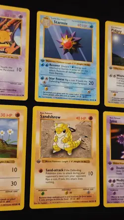 1st Edition Base Set Shadowless Lot Of 6 Pokemon 1999 WOTC - Image 3