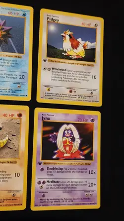 1st Edition Base Set Shadowless Lot Of 6 Pokemon 1999 WOTC - Image 4
