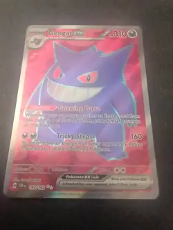 Pokemon TCG: Temporal Forces (193/162): Gengar EX Full Art Ultra Rare (NM) - Image 1
