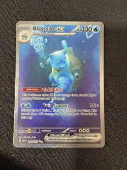 Near Mint 🌊 Blastoise ex SIR 200/165 Pokemon 151 Special Illustration Rare Holo - Image 2