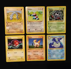 1st Edition Base Set Shadowless Lot Of 6 Pokemon 1999 WOTC - Image 1