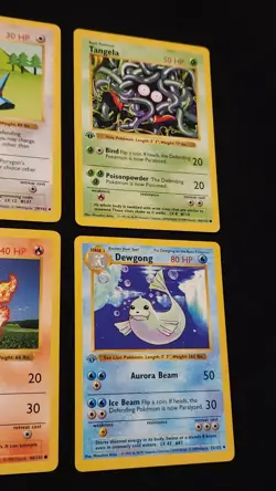 1st Edition Base Set Shadowless Lot Of 6 Pokemon 1999 WOTC - Image 4