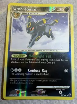 Umbreon 32/100 Rare Majestic Dawn Pokemon great condition - Image 1