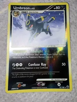 Umbreon 32/100 Rare Majestic Dawn Pokemon great condition - Image 3