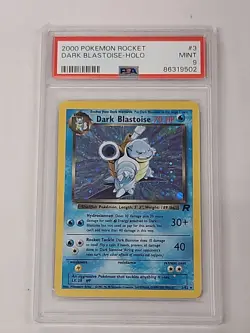 2000 POKEMON ROCKET 3/82 DARK BLASTOISE - HOLO PSA 9 - Image 1