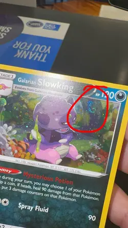 Galarian Slowking (Cosmos Holo) 098/198 Promo Pokemon NM 2X HD SWIRL 🌀 - Image 2